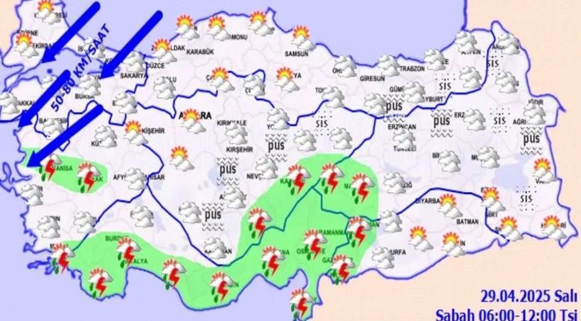 Meteoroloji bu illeri tek tek uyardı; Sağanak ve kuvvetli yağış görülecek - Resim: 1