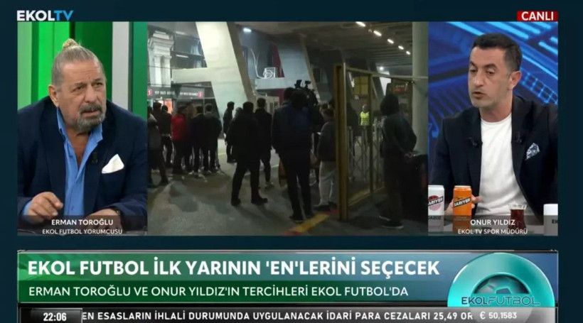 Erman Toroğlu canlı yayında yüklendi! ''At Torreira'yı! At abi! 2. sarı karttan at!'' - Resim: 4