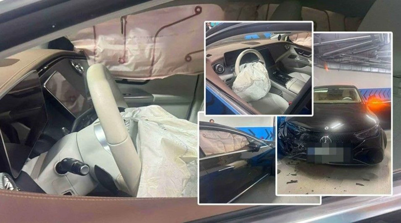 Çeşme'de vale kaza yaptı: 7 milyonluk arabayı pert etti! - Resim: 1