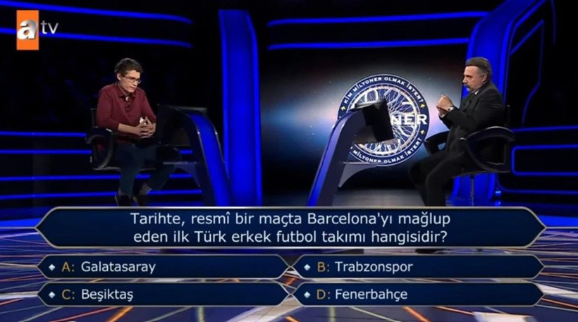 Kim Milyoner Olmak İster'de 500 bin TL'lik futbol sorusu! Doğru cevap şaşırttı - Fotoğraf: 4