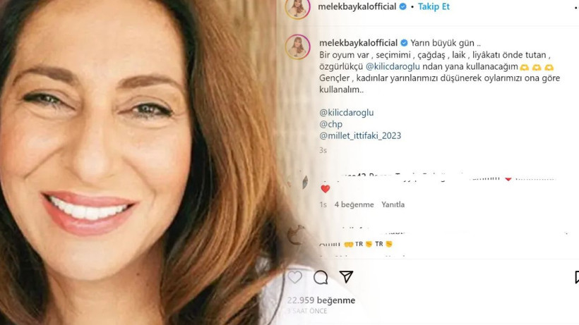Hangi ünlü hangi Cumhurbaşkanı adayına oy veriyor? Ünlü isimlerden 14 Mayıs seçim paylaşımları... - Fotoğraf: 13
