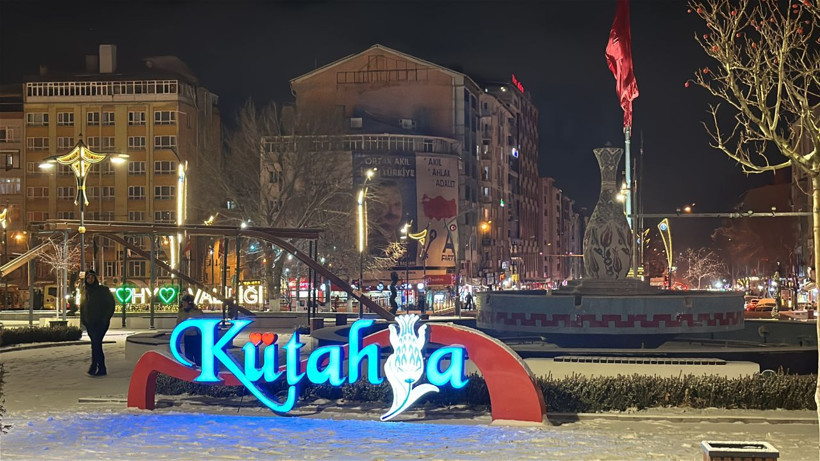 Kütahya, karla beyaza büründü - Fotoğraf: 2