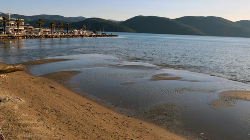 Muğla'da deniz suyu 12 metre çekildi - Fotoğraf: 3