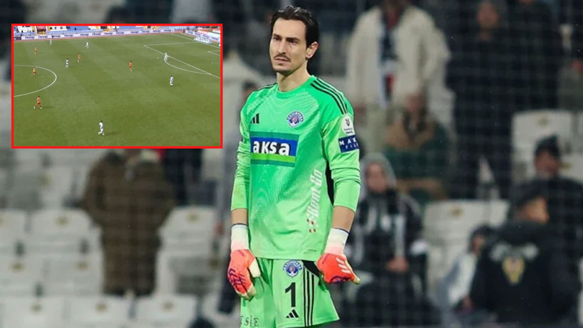Kasımpaşa kalecisi Gianniotis kendi kalesinden gol attı!
