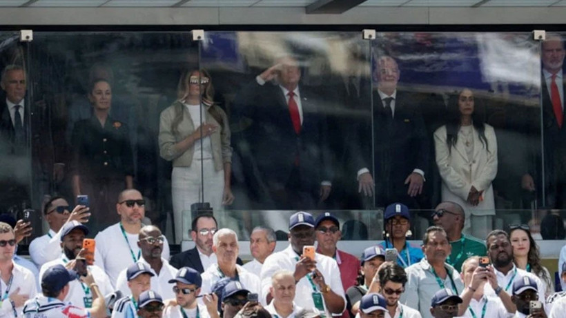 Dünya Kupası finalinde olağanüstü güvenlik: Donald Trump maçı zırhlı camın arkasından izledi - Fotoğraf: 3