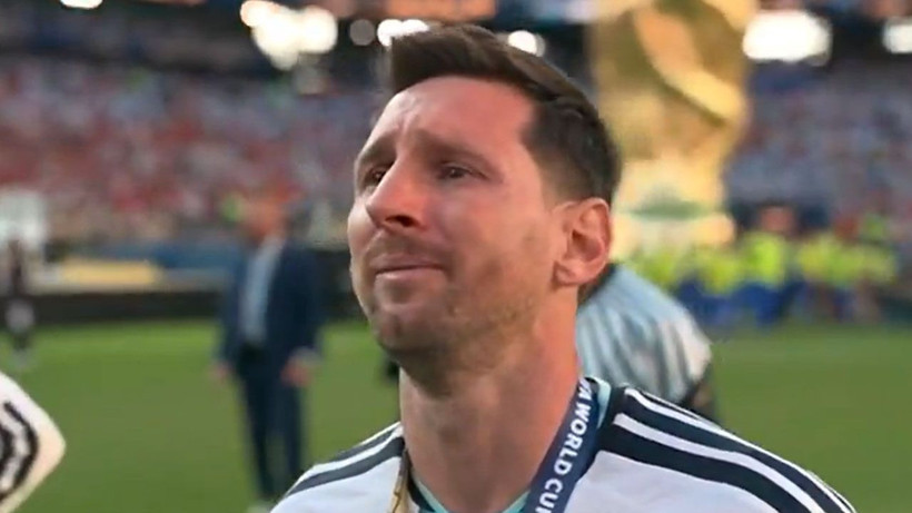 Lionel Messi, Dünya Kupası finali sonrası gözyaşlarını tutamadı - Fotoğraf: 3