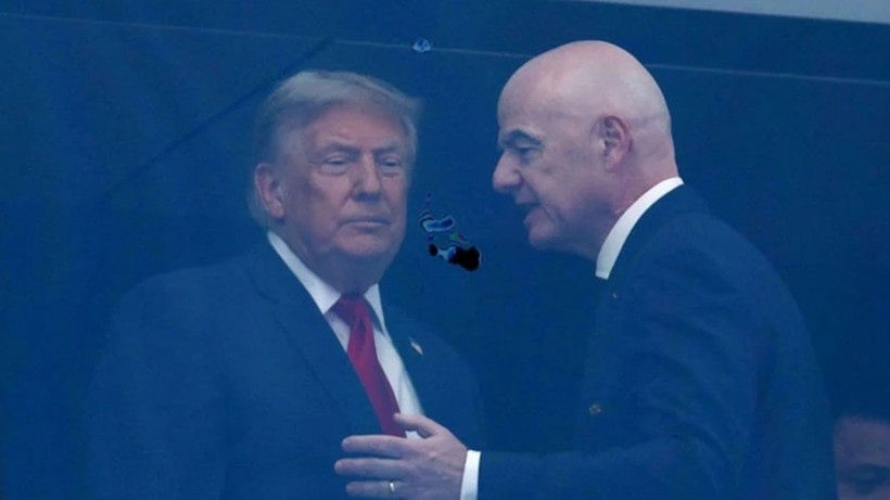 Dünya Kupası finalinde olağanüstü güvenlik: Donald Trump maçı zırhlı camın arkasından izledi - Fotoğraf: 4