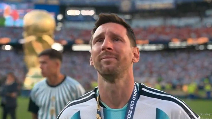 Lionel Messi, Dünya Kupası finali sonrası gözyaşlarını tutamadı - Fotoğraf: 5