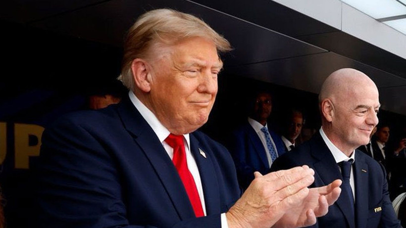 Dünya Kupası finalinde olağanüstü güvenlik: Donald Trump maçı zırhlı camın arkasından izledi - Fotoğraf: 6