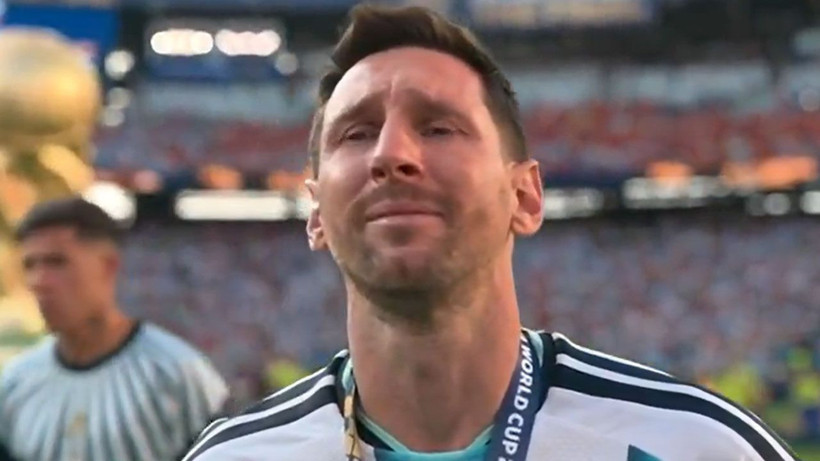 Lionel Messi, Dünya Kupası finali sonrası gözyaşlarını tutamadı - Fotoğraf: 6