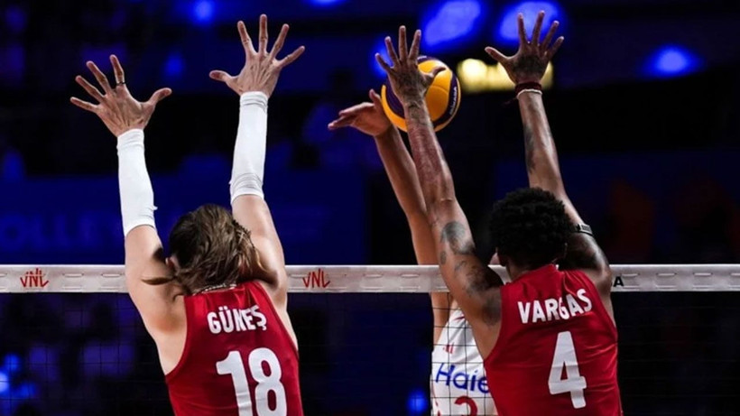 Çin'e set vermedik! A Milli Kadın Voleybol Takımı, Milletler Ligi'nde finalde - Fotoğraf: 9