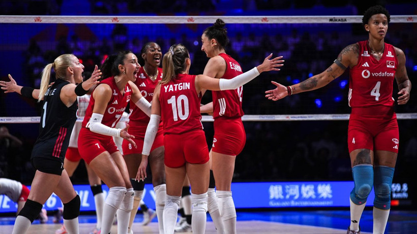 Çin'e set vermedik! A Milli Kadın Voleybol Takımı, Milletler Ligi'nde finalde - Fotoğraf: 2
