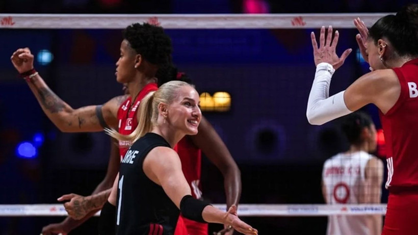 Çin'e set vermedik! A Milli Kadın Voleybol Takımı, Milletler Ligi'nde finalde - Fotoğraf: 7