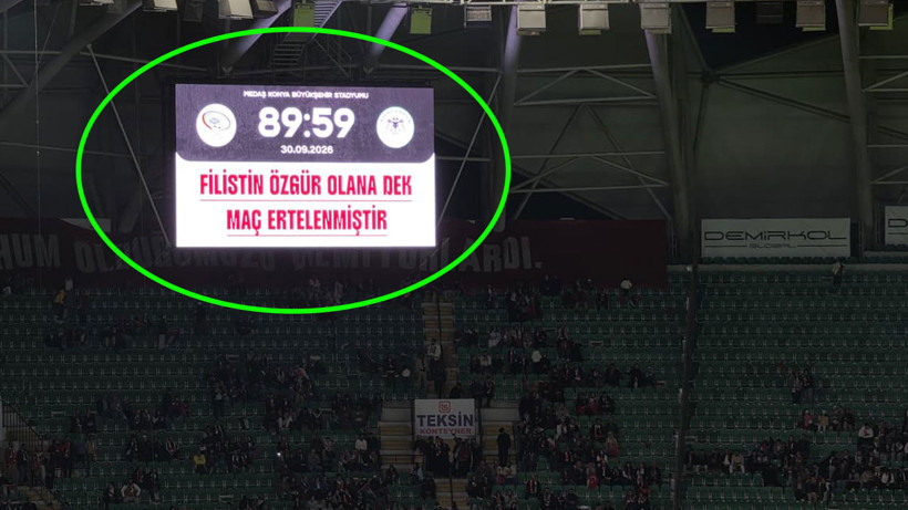 Konya'da Filistin için oynadılar. Dünyaya en anlamlı mesajı skorboarddan verdiler - Fotoğraf: 3