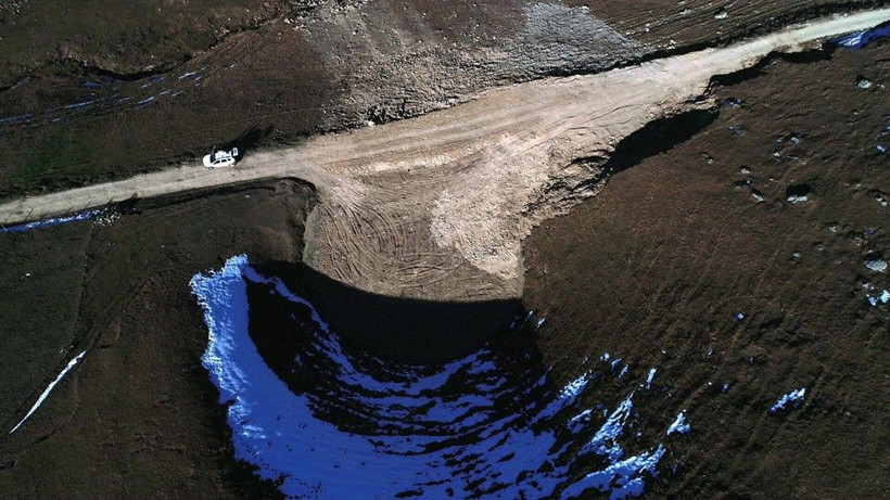 Dipsiz Göl'ün eski haline dönmesi için kar bekleniyor - Resim: 2