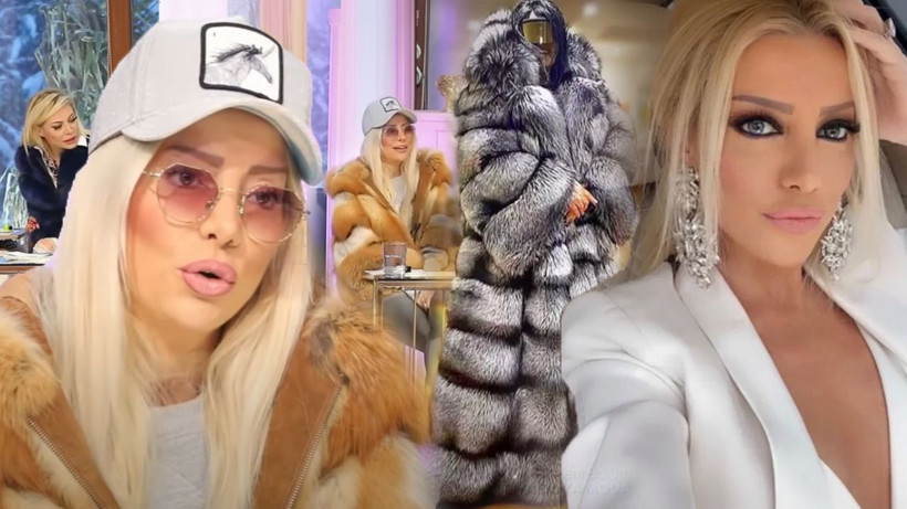 Gülşah Saraçoğlu'na tepki yağıyor! Programa gerçek kürkle çıktı - Resim: 1