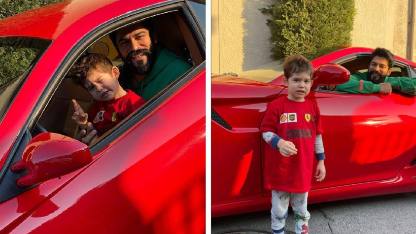 Fahriye Evcen ile Burak Özçivit oğullarının doğum gününü kutladı - Resim: 2