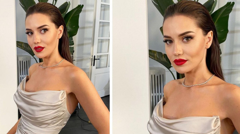 Fahriye Evcen hamile fiziğiyle gövde gösterisi yaptı! Hamilelik pozları Instagram'a bomba gibi düştü! - Resim: 1