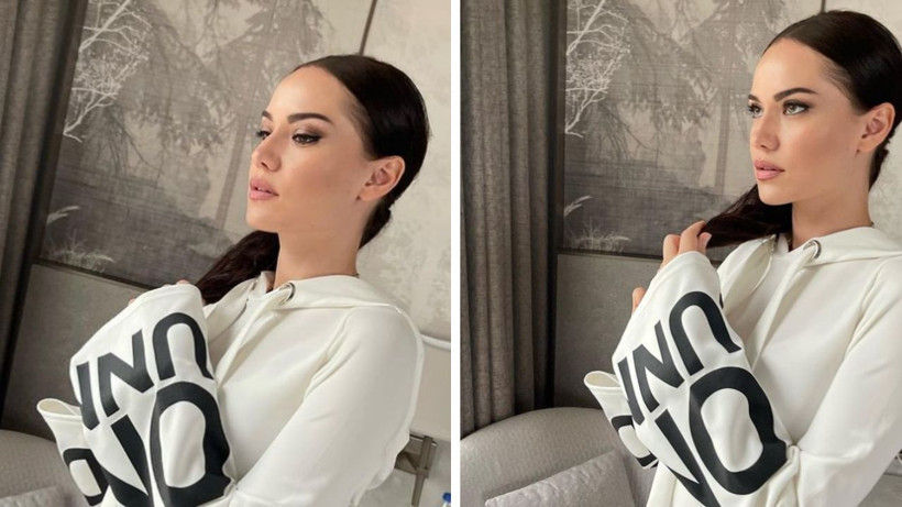 Fahriye Evcen hamile fiziğiyle gövde gösterisi yaptı! Hamilelik pozları Instagram'a bomba gibi düştü! - Resim: 2