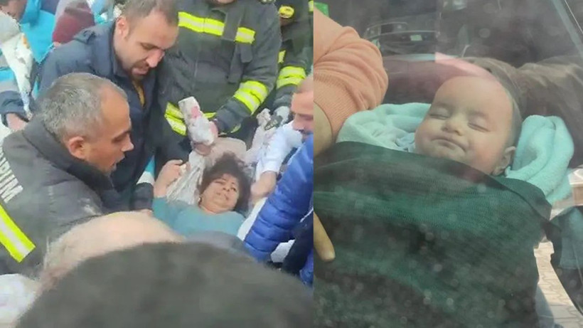 Hatay'da 36 saat sonra gelen mucize! Yusuf bebek, kardeşi ve annesiyle birlikte kurtarıldı - Resim: 2