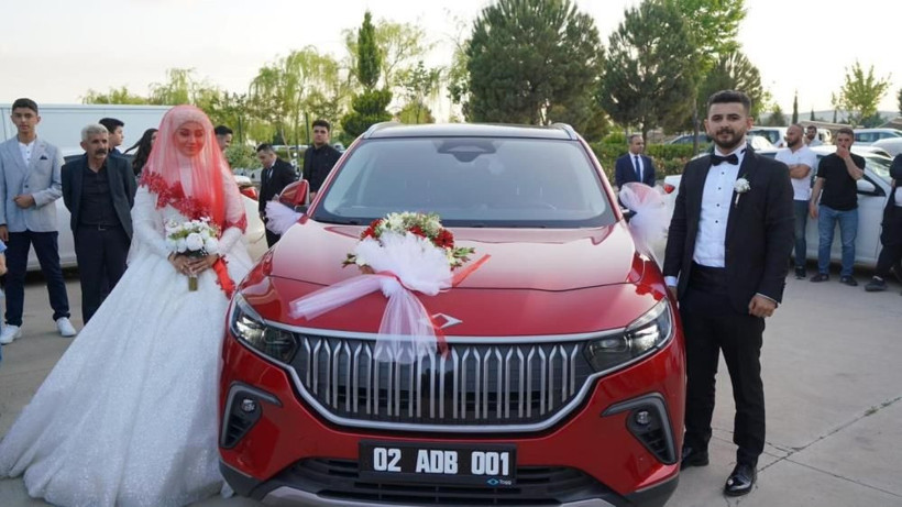 TOGG gelin arabası oldu - Resim: 1