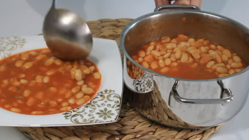 Islatmadan kuru fasulye yapmanın pişirme yöntemi; Kesinlikle dağılmıyor ve gaz yapmıyor. - Resim: 4