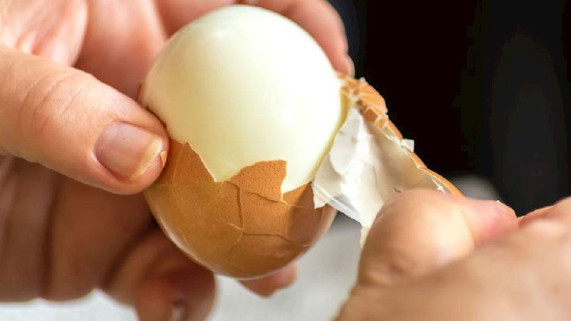 Yumurta yılan derisi gibi soyuluyor- Yumurtanın kabuğu tek hamlede kalıp gibi çıkacak… - Resim: 1