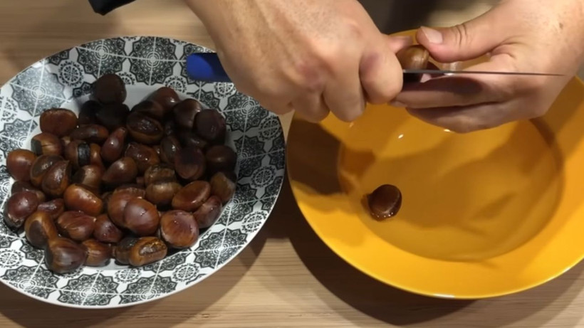 Kestane kabuğunu kelebek gibi açan teknik- Kestaneciler bu yöntemi iyi bilir - Resim: 3
