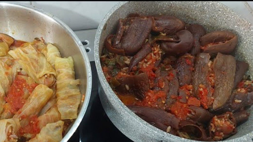 Aslında ziyan ediyormuşuz! Kuru patlıcan dolması bu yöntemle pişirildiğinde tek 1 zarar bile olmuyor - Resim: 2