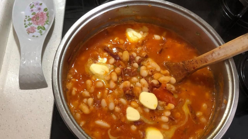 Suyun içerisine 1 yemek kaşığının ucu kadar ekleyin - Kuru fasulye asla kabuklanmıyor ve dağılmıyor - Resim: 3