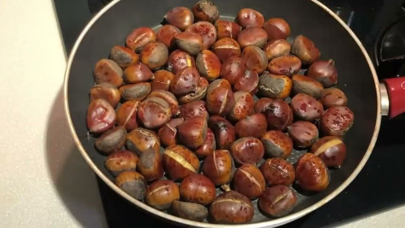 Kestanenin mandalina gibi soyulmasını sağlıyor * sokak satıcıların sır yöntemi - Resim: 2