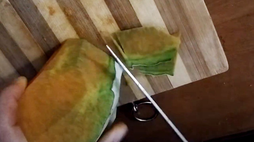 Bal kabağını meğer böyle soymalıymışız - Pazar esnafı soymadan önce bu işlemi yapıyor - Resim: 4