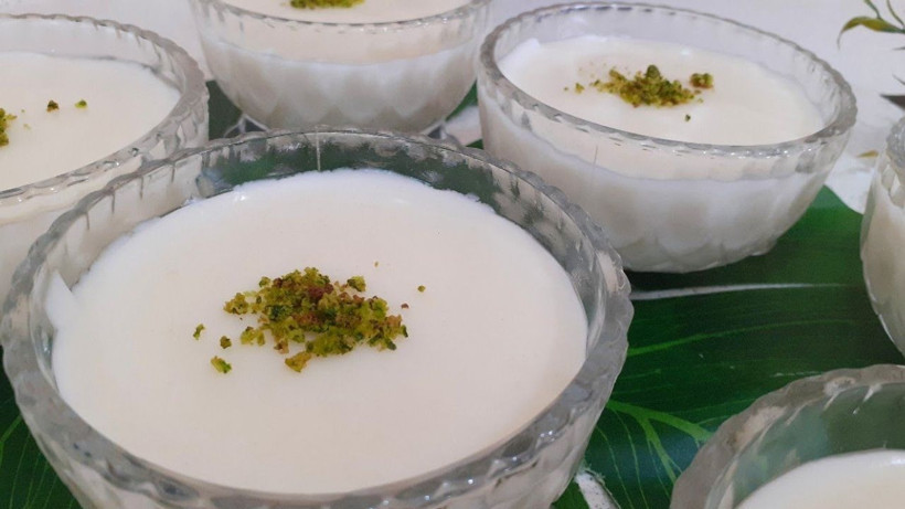 Su muhallebisi meğer bu kadar kolaymış; Yarım su bardağı eklemek yetiyor - Resim: 1