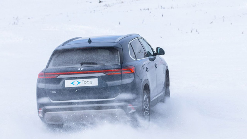 TOGG T10X kar ve buz dinlemedi! Erciyes Kayak Merkezi'nde deneyimlendi - Resim: 1