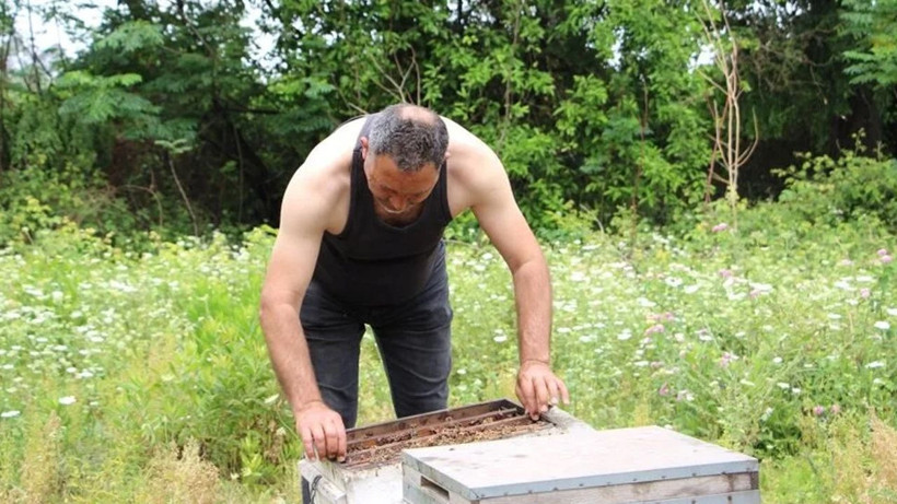 Bal üreticisi atletle arılarına bakım yapıyor - Resim: 3