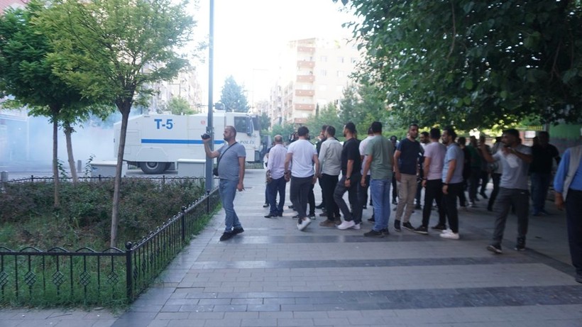 Siirt’te, Hakkari protestosuna polis müdahalesi - Resim: 4