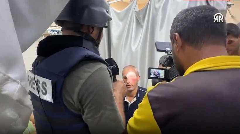 İsrail Gazze'de gazetecilere saldırdı! TRT kameramanı ve asistanı yaralandı - Resim: 2