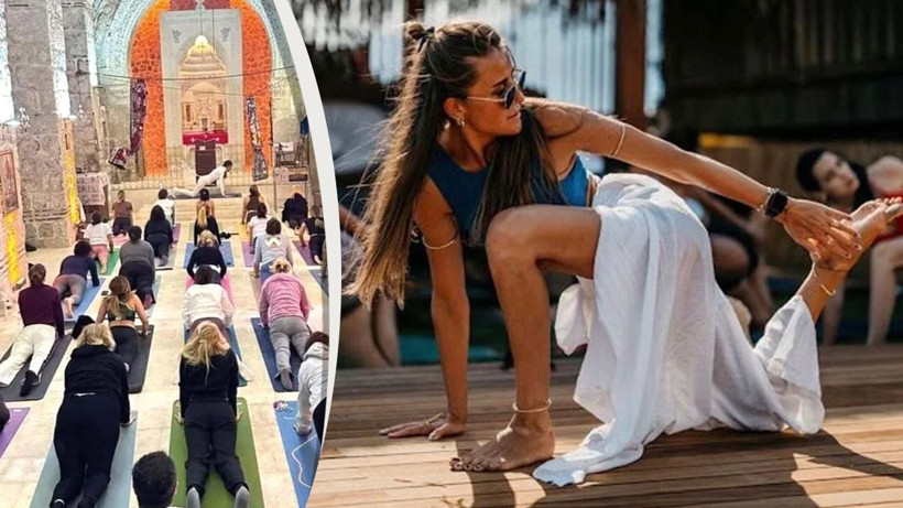 Mardin Mor Yuhanna Kilisesi'nde yoga tepki çekti! Süryaniler isyan etti, eğitmen özür diledi - Resim: 1