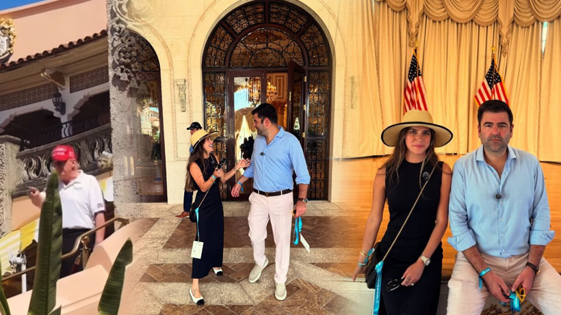 Adını Feriha Koydum’un Hande’si Ceyda Ateş Donald Trump'ın evindeki davette ortaya çıktı! - Resim: 1