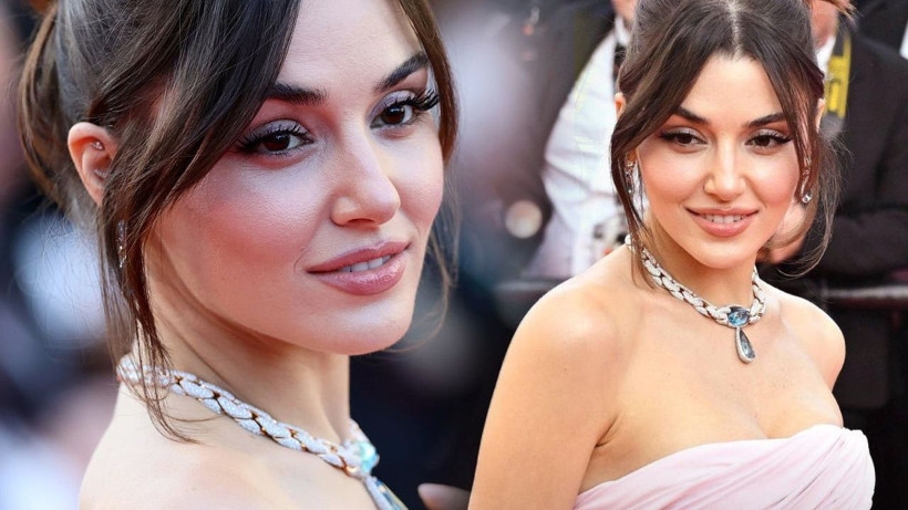 Hande Erçel kırmızı halıyı pembeye boyadı! - Resim: 1