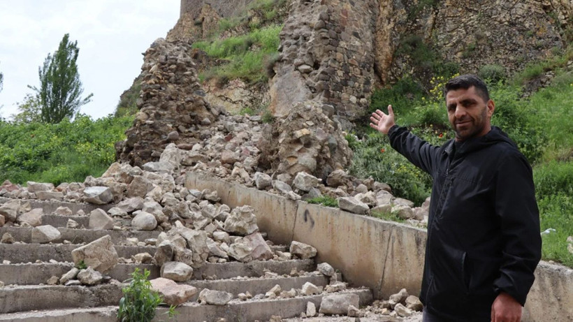 Tarihi Oltu Kalesi yıkılma tehlikesi altında - Resim: 2