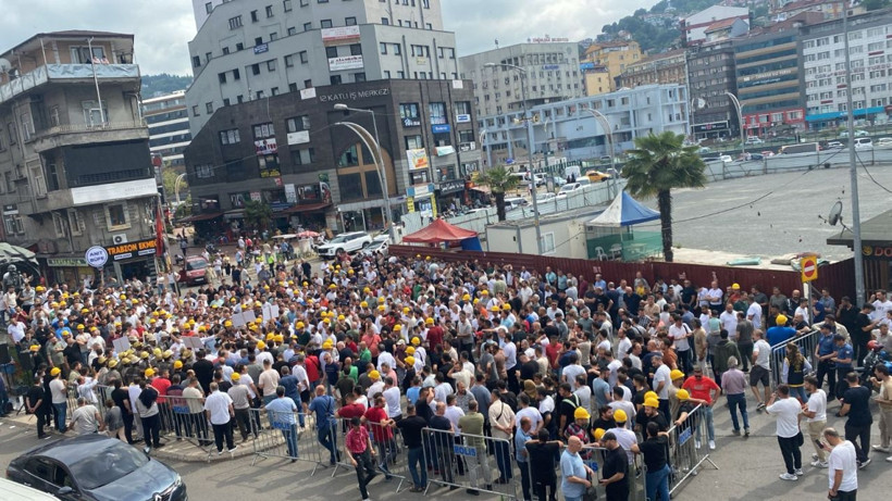 Zonguldak’ta madenciler eylem yaptı - Resim: 1