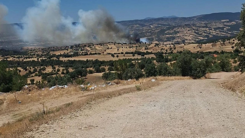 Kütahya'da tarım arazisinde çıkan yangın ormana sıçradı - Resim: 2