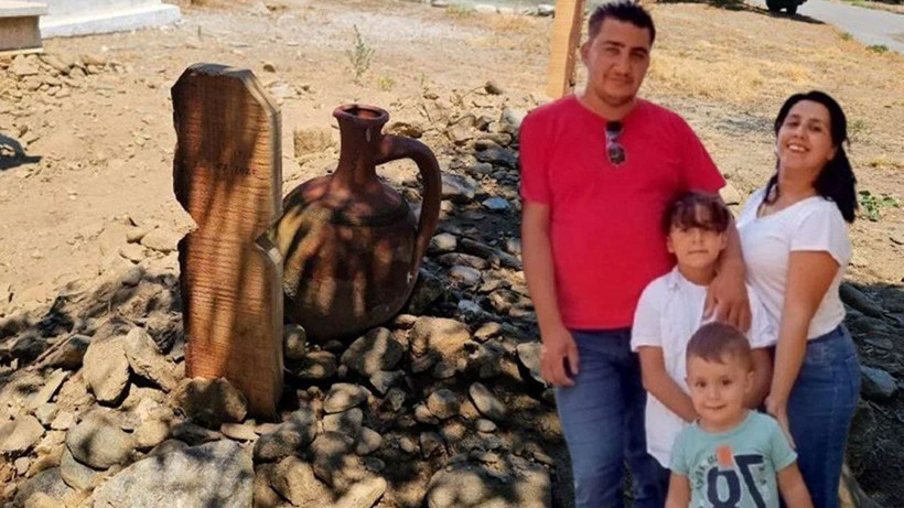 Ailesini yakan itfaiyeci bu sabah gizlice gömüldü, mezar taşına adı yazılmadı - Resim: 1