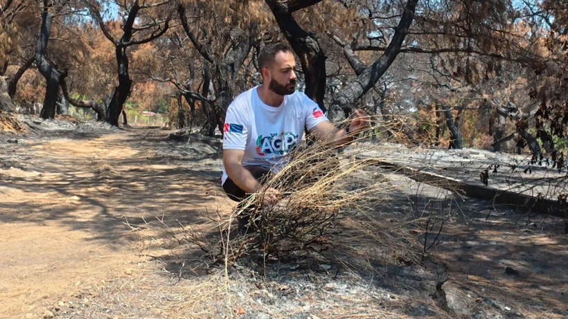 Antalya'da 'falezlerin gelini' de yangından etkilendi - Resim: 4