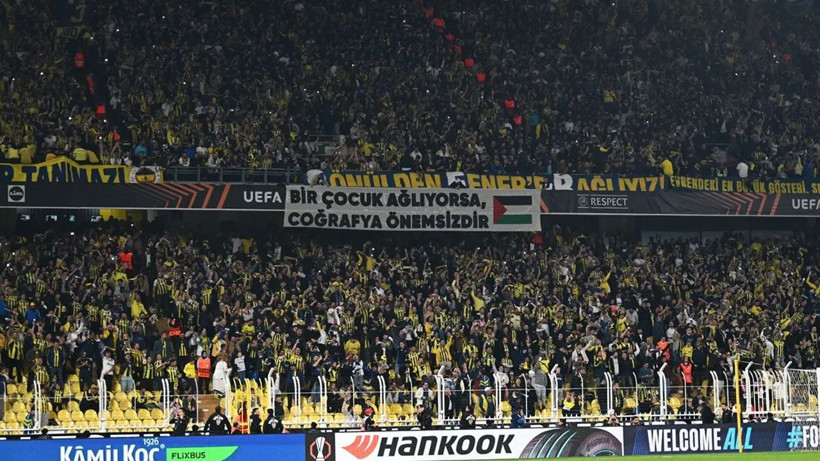 Fenerbahçe taraftarından Filistin'e destek - Resim: 3