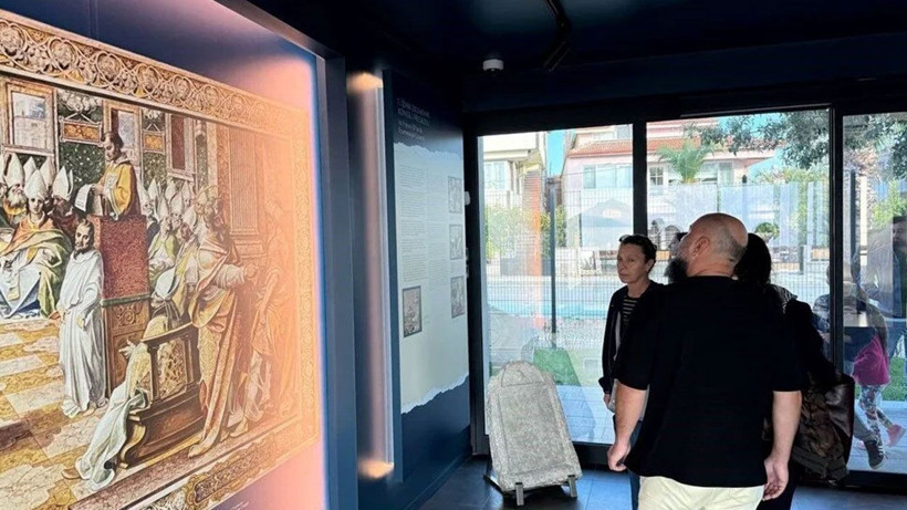 Papa'nın ziyareti öncesi İznik'te sergilenen 2 bin yıllık beddua - Resim: 2