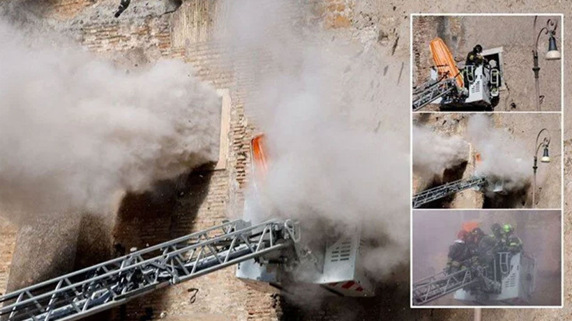 Roma'daki tarihi kulede çökme: Çok sayıda yaralı var - Resim: 1