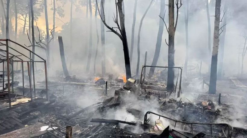 Fethiye'de yangın faciası! Onlarca karavan ve bungalov küle döndü - Resim: 4