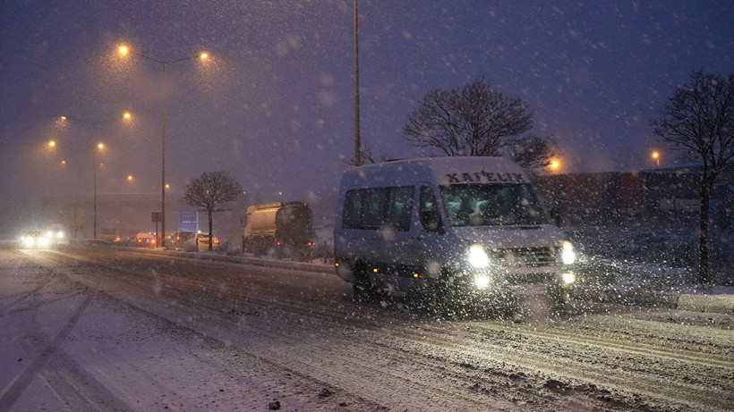 Ulaşımda 43 ilin geçiş güzergahı Kırıkkale'de kar yağışı etkili oldu - Resim: 2